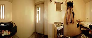 Panoramic view of John Mills' cell