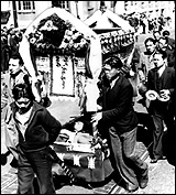 A Chinatown funeral procession, circa 1938